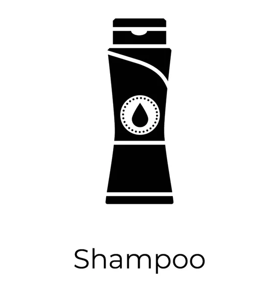 Solide Vektor Symbol Von Shampoo — Stockvektor