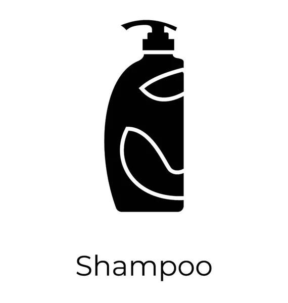 Solid Vector Icon Shampoo — Stock Vector