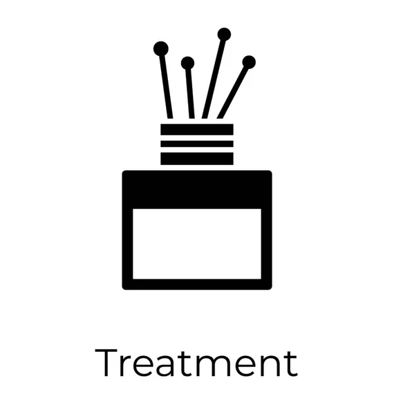 治疗产品的字形图标 — 图库矢量图片