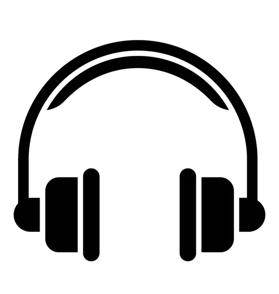耳机图标 字形设计 — 图库矢量图片