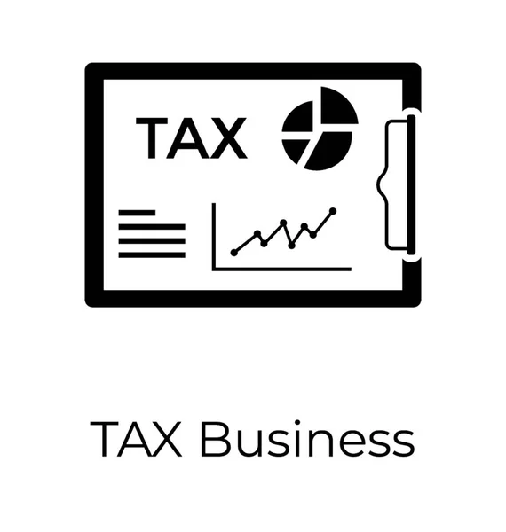 所得税图标 扎实的设计 — 图库矢量图片