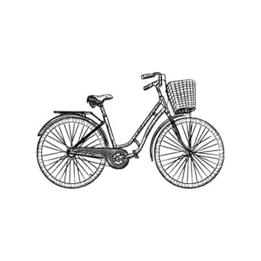 Vintage döngüsü vektör çizim 