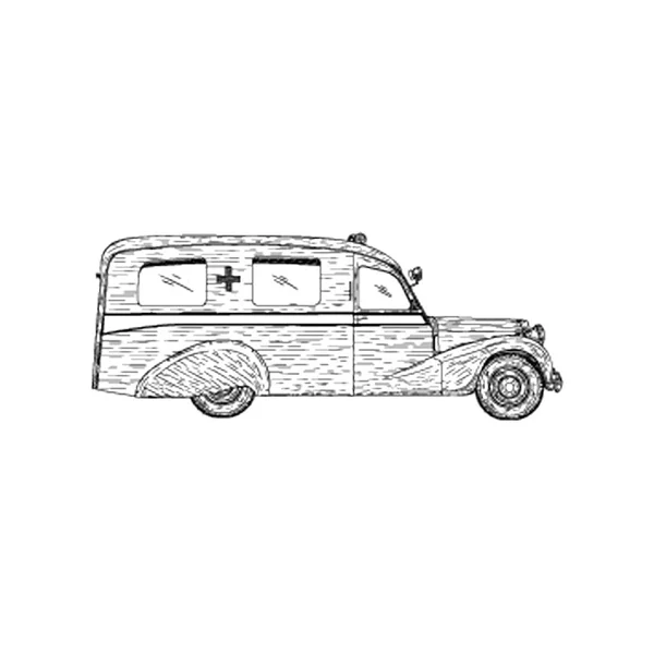 Progettazione Vettoriale Illustrazione Minivan — Vettoriale Stock