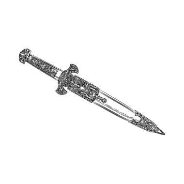 Hançer kılıç, El Çekilmiş simgesi 