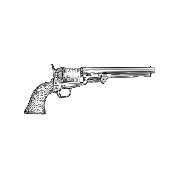 Retro Rifle Gun Illustration — Stock Vector