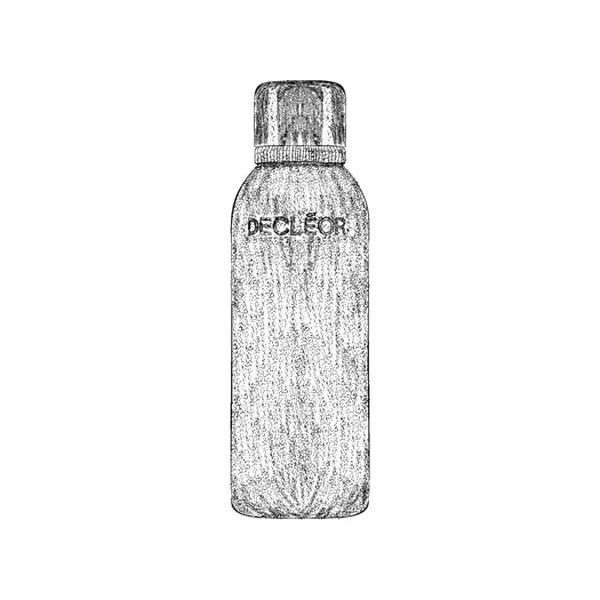 Ilustração Aftershave Vetor Desenhado Mão —  Vetores de Stock