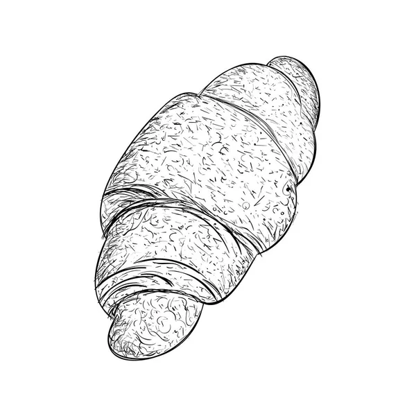 Schweizer Rollenillustration Handgezeichneter Vektor — Stockvektor