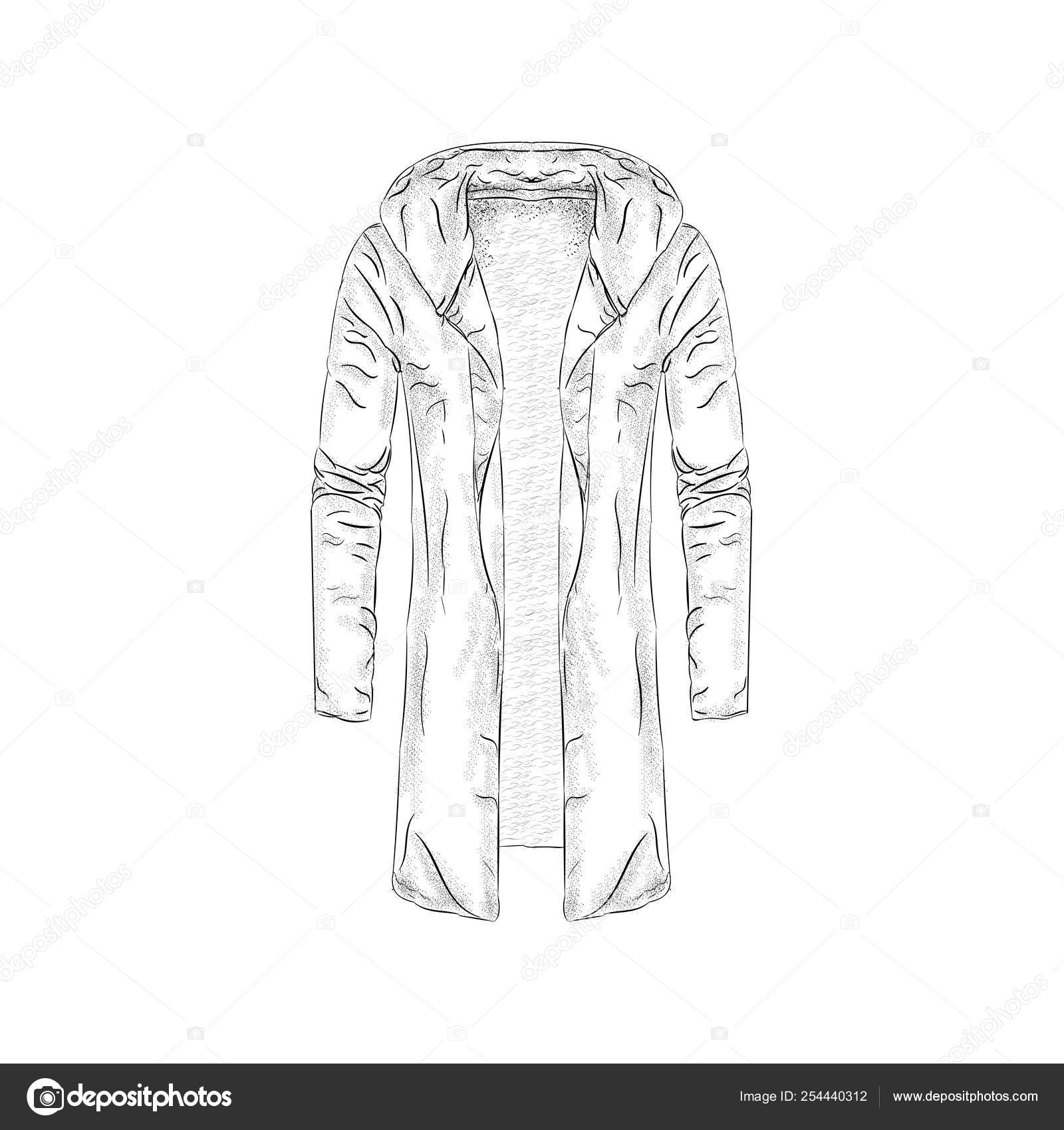 Illustration Manteau Femme Dessin Main Image Vectorielle Par Prosymbols C Illustration Illustration Manteau Femme Dessin Main Image Vectorielle Par Prosymbols C Illustration