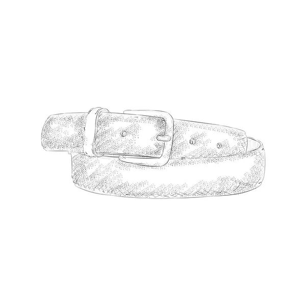 Illustration Montre Bracelet Croquis Dessiné Main — Image vectorielle
