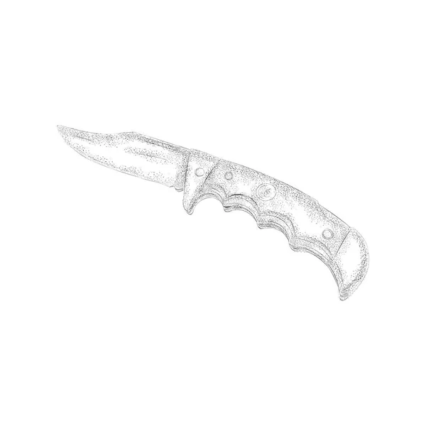 Кухонная Утварь Иллюстрация Ножа — стоковый вектор