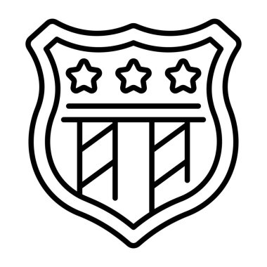 Rozet tasvir eden bir taslak biçim simgesi