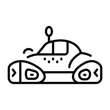 Uzay aracını temsil eden doğrusal bir simge