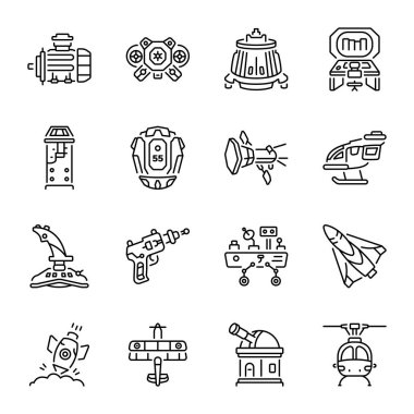 Hava Çizgisi Biçimi Simgeleri Paketi 