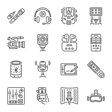 Ortam Aygıtları Kümesi Doğrusal Biçim Simgeleri 