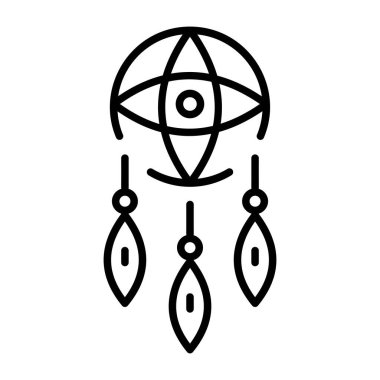 Bir düş kapanını temsil eden doğrusal bir simge