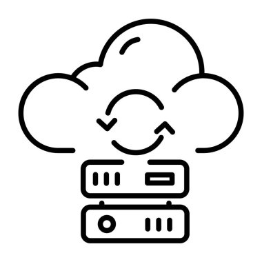 Veri kurtarmayı gösteren bir satır biçimi simgesi