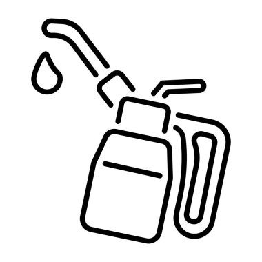 Yağ kutusunu gösteren bir çizgi biçimi simgesi