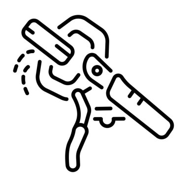 Delik jig 'i temsil eden doğrusal bir simge