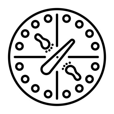 Twister oyununu temsil eden bir satır biçimi simgesi