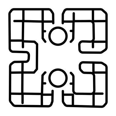 Resim oyununu gösteren bir satır biçimi simgesi