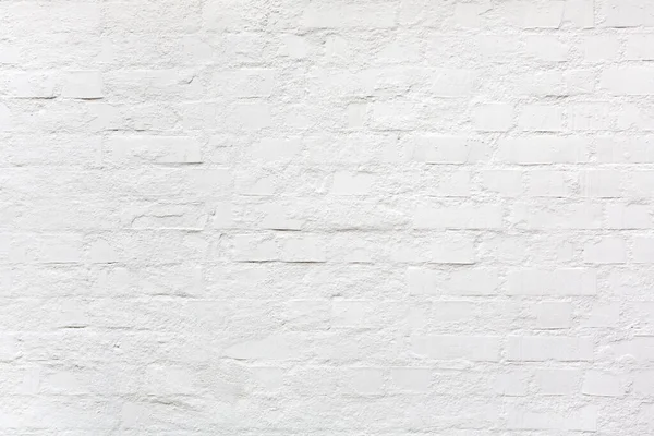 White Painted Brightly Lit Brick Wall Background Texture Design Element — Stock Photo, Image