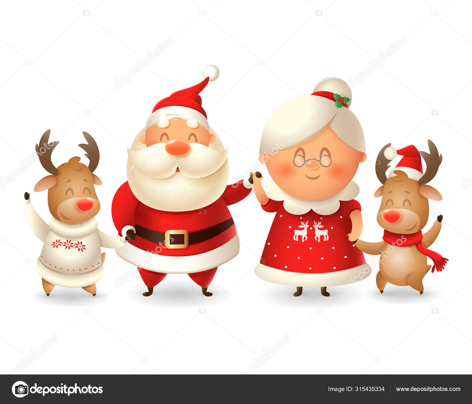 Santa claus on sale and mrs claus