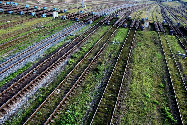 Demiryolu hattı. Sıralama Tesisi.