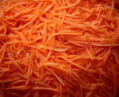 Izgara havuç parlak turuncu