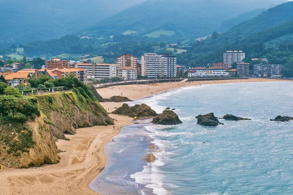 Beach Bakio Bizkaia Baskenland Spanje — Stockfoto