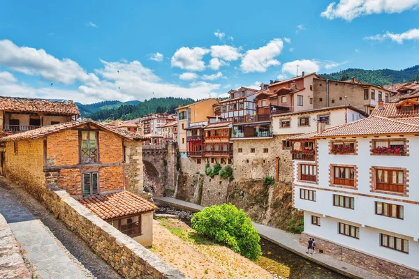 Potes Ville Cantabrie Espagne — Photo