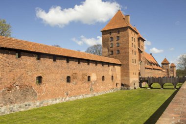 Malbork Widok na zamek