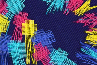 ahşap ve çim lifleri soyut dekoratif arka plan