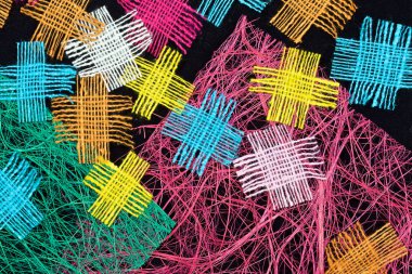 ahşap ve çim lifleri soyut dekoratif arka plan