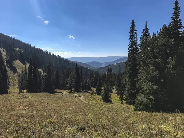 Arı kovanı Havzası Hiking Trail büyük gökyüzü Montana