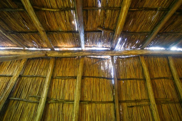 Detail Straw Roof Old House — Stock Photo, Image