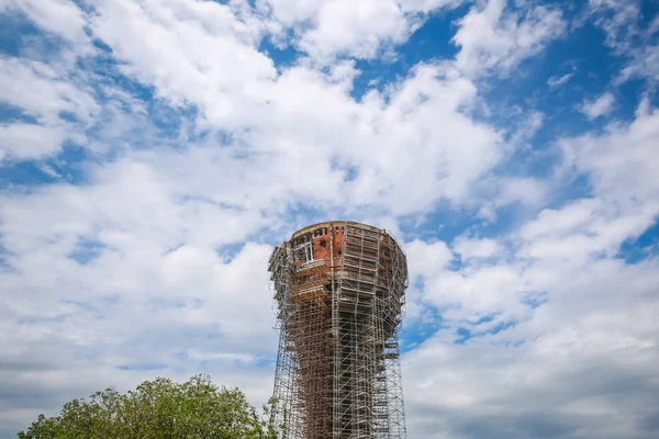 Blick Auf Den Umbau Befindlichen Wasserturm Von Vukovar Der Als — Stockfoto