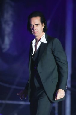 Zagreb, Hırvatistan - 26 Haziran, 2018: Nick & kötü tohumları mağara göl Jarun, Zagreb, Hırvatistan bulunan 13 Inmusic festivalin ikinci günü sırasında ana sahne alanı'nda gerçekleştirir. 