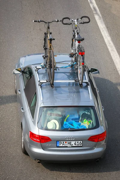 Zagreb Croatia August 11Th 2018 Big Traffic Jam Due Large — Stock Photo, Image