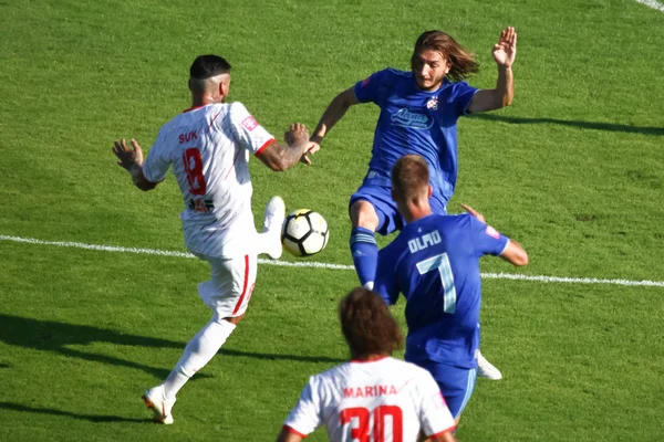 Velika Gorica Kroatië September 2018 Eerste Kroatische Voetbalniveau Hrvatski Telekom — Stockfoto