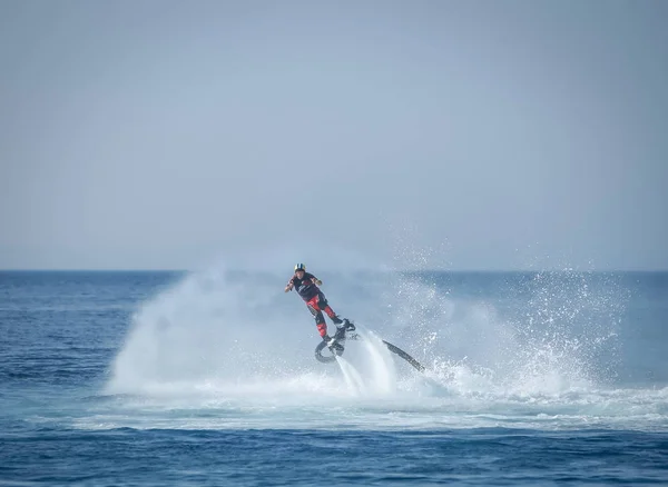 Dugi Rat Croazia Ottobre 2018 Uomo Sta Facendo Acrobazie Con — Foto Stock