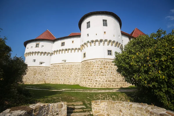 Вид Невеличкому Табор Фортеці Zagorje Хорватія — стокове фото