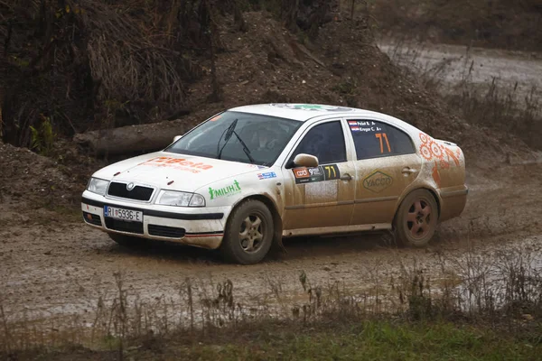 Sveta Nedjelja Croacia Noviembre 2018 Rally Show Santa Domenica Blazenko — Foto de Stock