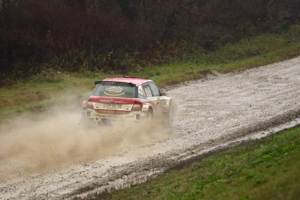 Sveta Tepe Hırvatistan Kasım 2018 Ralli Santa Domenica Göster Janos — Stok fotoğraf