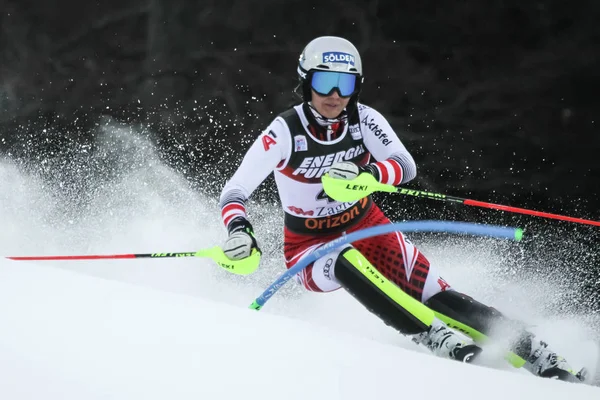 Zagreb Croacia Enero 2019 Franziska Gritsch Austria Compite Durante Audi — Foto de Stock