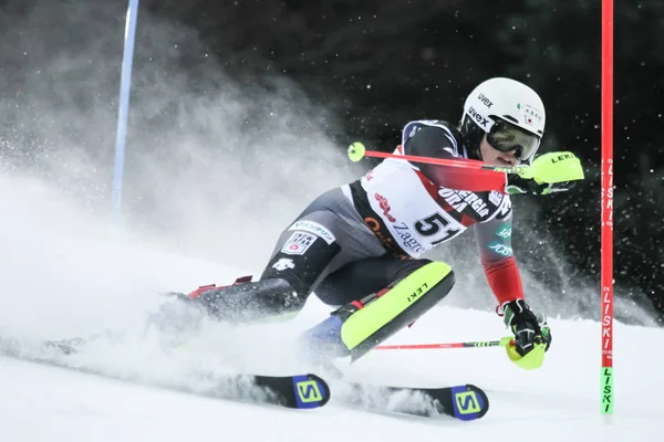 Zagreb Hırvatistan Ocak 2019 Audi Fis Alp Kayak Dünya Kupası — Stok fotoğraf