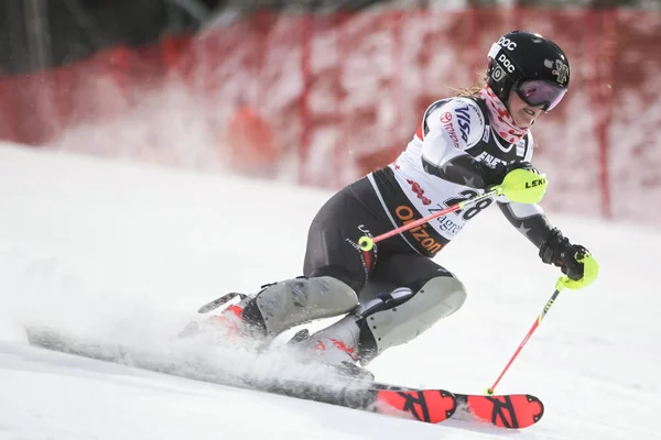 Zagreb Croatia January 2019 Paula Moltzan Usa Competes Audi Fis — 스톡 사진