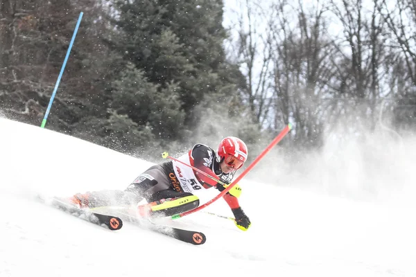 Zagrzeb Chorwacja Stycznia 2019 Ryunosuke Ohkoshi Japonii Konkuruje Podczas Audi — Zdjęcie stockowe