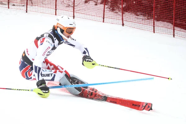 Zagreb Croatia January 2019 Jan Zabystran Czech Republic Competes Audi — Stock fotografie