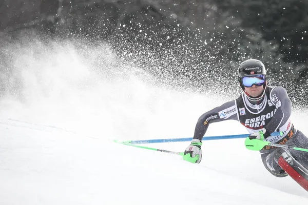 Zagreb Croacia Enero 2019 Sebastian Foss Solevaag Noruega Compite Durante —  Fotos de Stock