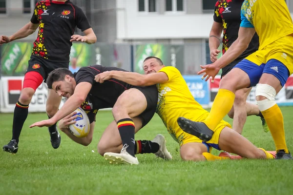 Belgien vs Ukraine Rugby 7 — Stockfoto